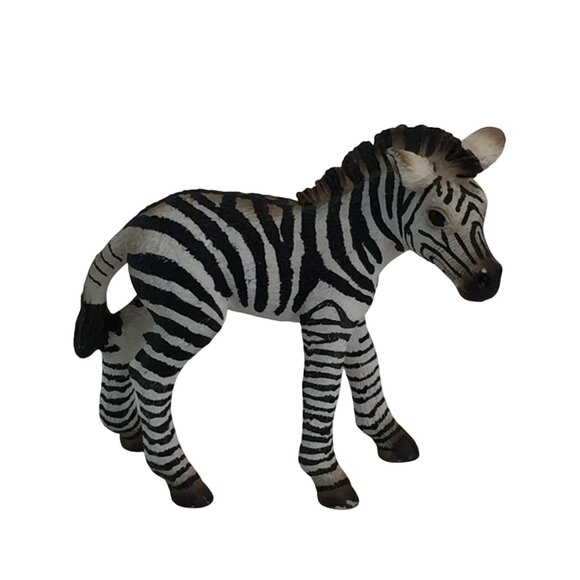 Schleich Zebra Toy Figure Lot of 3 Baby Family Zoo Safari Jungle Animals - Picture 8 of 12